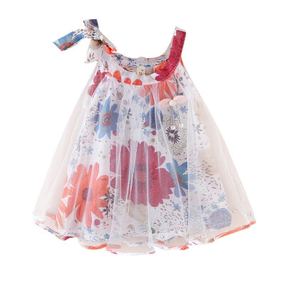 

0-3T Summer Sellingly Fashion Baby Girls Sleeveless Princess Dress Children Print Dresses