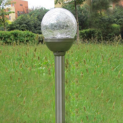 

〖Follure〗Stainless Steel Solar Crack Light Solar Ball Light Lawn Light