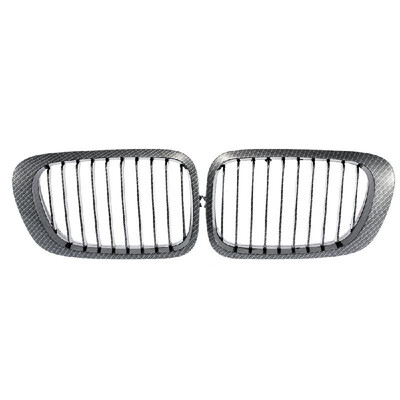 

One Pair of Carbon Fiber Car Front Grille Grilles for BMW E46 2 Door 1998-2001