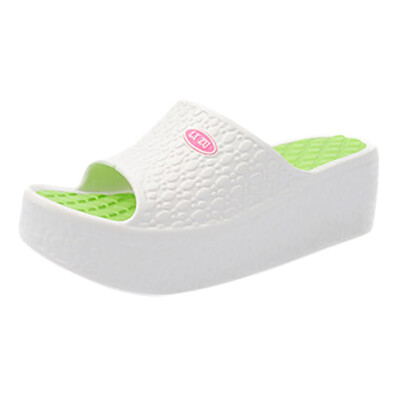 

Rose Thick Soles Fashion Women Summer Sandals Platform Shoes Beach Hole Shoes