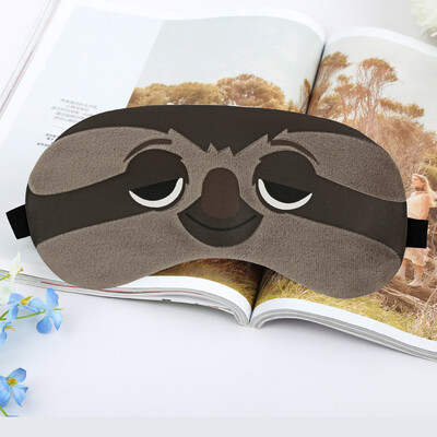 

Animal childrens eye mask sleep shading breathable cartoon cute sleeping male student hot compress ice to send ice bag earplugs