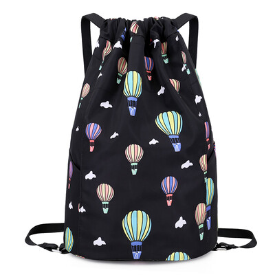

Drawstring shoulder bag bundle pocket simple storage bag light folding drawstring backpack mens&womens sports fitness bag