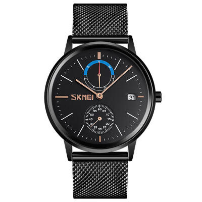 

SKMEI 9182 Mens Business Quartz Watch Simple Stylish Analog Watch