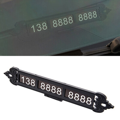 

Tailored Car Parking Card Telephone Number Card Notice Night Florescent Sucker Plate