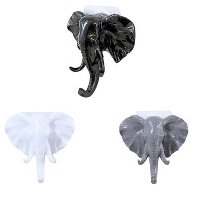 

Cartoon Animal Resin Sticky Hook Clothes Coat Hat Hanger Kitchen Bathroom Rustproof Towel Hooks Home Decoraiton