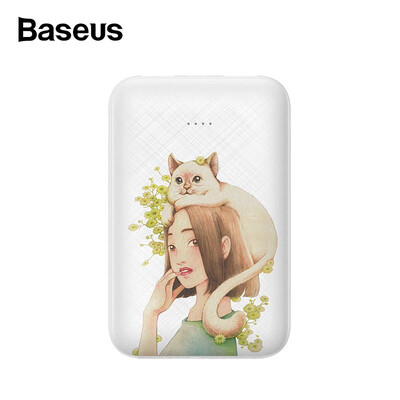 

Baseus Mini JA Illustration mobile phone dual USB charging Power Bank with 10000mAh