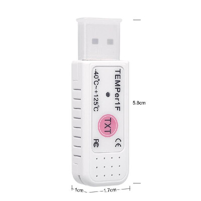 

PCsensor USB Thermometer Temperature Sensor Data Logger Recorder for PC Laptop White