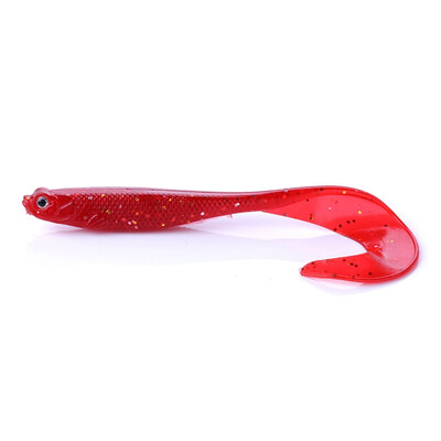 

5pcsset Artificial Bait Curl Tail Soft Lure Fishing Accessories small fish artificial worm shape fishing lure