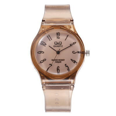 

Ins fresh Harajuku transparent cute student men&women fashion casual belt watch