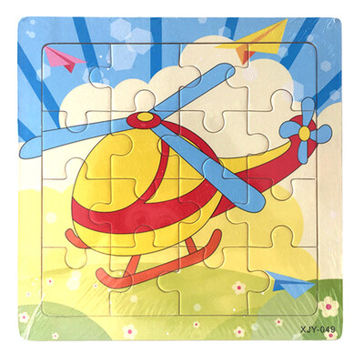 

Gotoamei Wooden Puzzle Educational Developmental Baby Kids Training Toy
