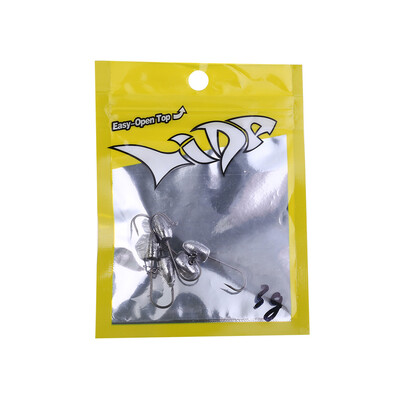

Saidsome 5pcs Jig Head 3g5g7g10g Barbed Hook Soft Lure Jigging Hook Fishing Hooks fishing bait fishing lure