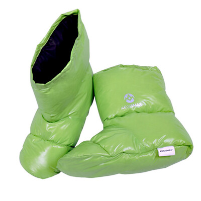 

1 Pair Duck Down Slippers Shoes Bootees Boots Footwear Camping Feet Cover Warm
