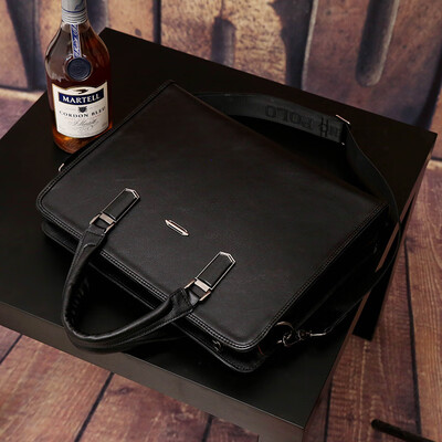

Korean version of the leather mens bag business Messenger bag handbag cross section briefcase leather business mens bag