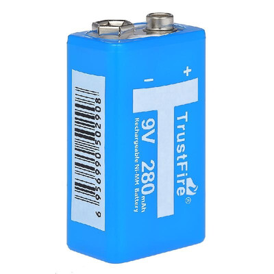 

Trustfire 9V 350mAh Li-ion High Volume Rechargeable Batteries