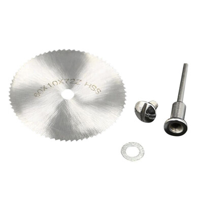 

Siaonvr HSS Circular Wood Cutting Saw Blade Discs Mandrel Drill For Rotary Tool