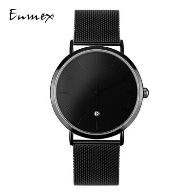 

Enmex Creative Design Thin Calendar Academic Style Mysterious Cold Temperament Watch