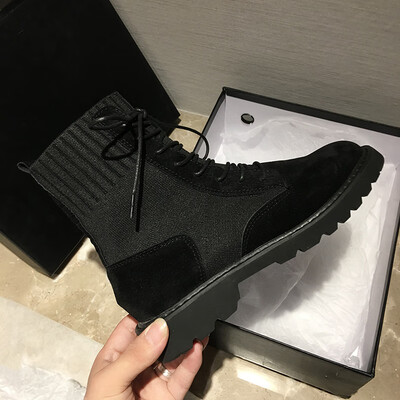 

British style martin boots women fall net red retro fashion in Europe&the United States personality motorcycle boots tide