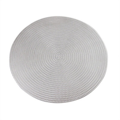 

Hotel Restaurant Round PVC Placemat Nordic Anti-scalding Insulation Table Mat Steak Pad Nordic Style Round Placemat