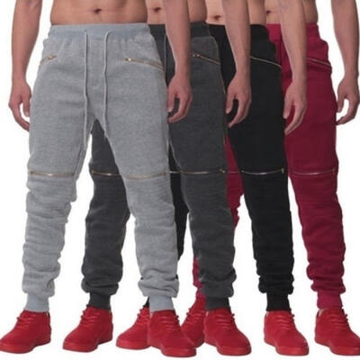 

Men Long Casual Sport Pants Gym Slim Fit Trousers Running Joggers Gym Sweatpants