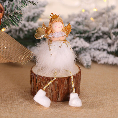 

Christmas Gift Xmas Tree Hanging Pendant Angel Doll Ornament Home Table Decor