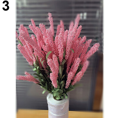 

Home Decoration Wedding Silk Flowers High Simulation 12 Heads Lavender Bouquet