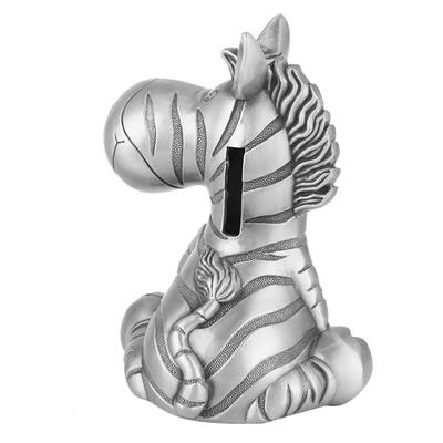 

Greensen Vintage Alloy Zebra Money Box Coin Saving Pot Piggy Bank Home Decor Gift for Kids