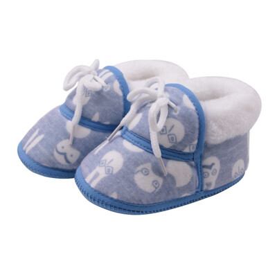 

Baby Shoes Baby Boots Newborn Cartoon Printed Cotton Shoes With Short Tube Warm Winter Boots