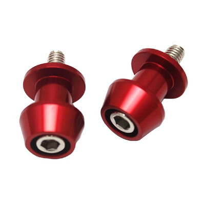 

Motorcycle Swing Arm Sliders Spools CNC Aluminum Swing Arm Paddocks Stand Bobbins Universal 10mm 2Pcs for Kawasaki KTM