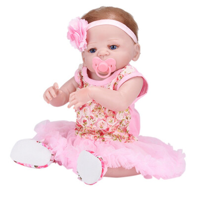 

YIWULALifelike Reborn Baby Doll 55cm Newborn Doll Kids Boy Playmate Birthday Xmas Gift