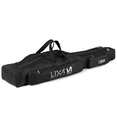 

Lixada 130cm150cm Three Layers Fishing Bag Portable Folding Fishing Rod Reel Tackle Tool Carry Case Carrier Travel Bag