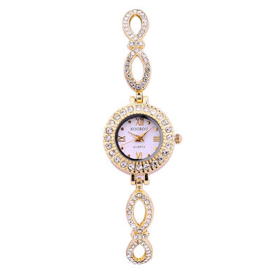 

Scale Plus Roman Numerals Combined With Womens Luxury Watches With Rhinestones Simple Relojes Para Mujer Clock50
