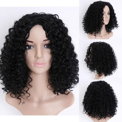 

AU Natural Short Curly Towheaded Synthetic Wigs For Black Women Full Head Wigs P