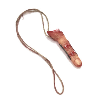 

Rope Fake Broken Finger Hand Foot Bloody Severed Broken Body Parts Scary Halloween Horror Props Party Decoration Gadgets