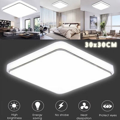 

LED Ceiling Light High Brightness Energy-Saving Simple Style High Translucent Ultra-thin Acrylic Mask Square Ceiling Lamp