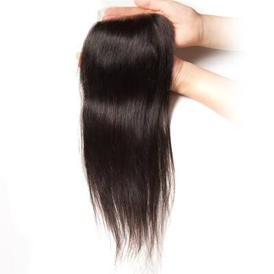 

UNice Hair 8A Malaysian Straight Human Hair Lace Closure Free part