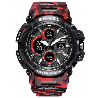 

SMAEL 1708B Sport Watches Men Watch Waterproof LED Digital Watch Male Clock