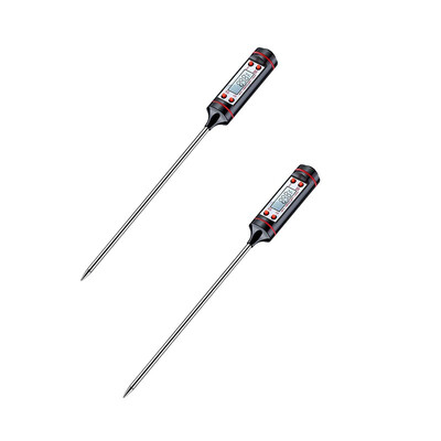 

Meat Thermometer Digital Cooking Thermometer with Instant Read LCD Screen Anti-Corrosion Best for Kitchen Grill BBQ - 2 Pack