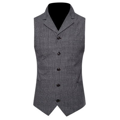 

Toponeto Mens Fashion Business Casual Wedding Waistcoat Tops Vest Jacket Top Coat