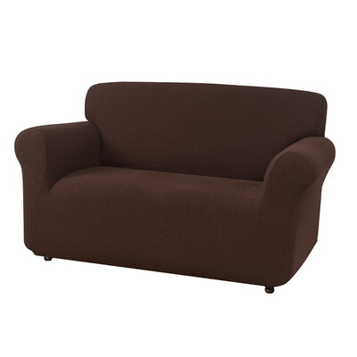 

SUPIN Jacquard Fleece Loveseat slipcover Polyester&Spandex 2 Seater Cushion Couch CoverSlipcovers Furniture Protectors 7375