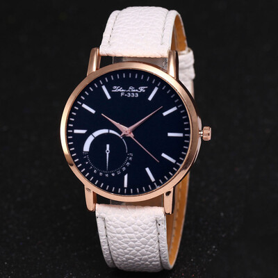 

Luxury Brand Leather Quartz Watch Women Men Ladies Fashion Wrist Watch Wristwatches Clock relogio feminino masculino &Ff