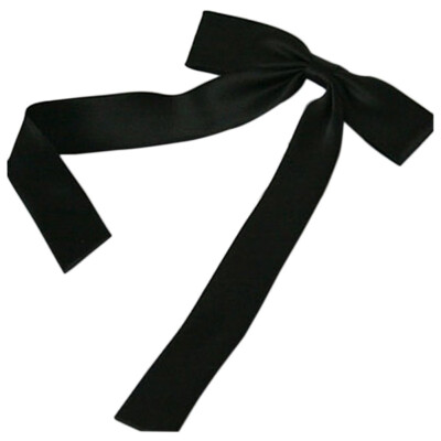 

Adjustable Bow Neck Tie plain satin waiter student butterfly 12CM Fashion Women Girls Cute Party