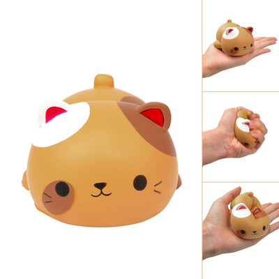 

YIWULACute Cat Shape Decompression Venting Toy Slow Simulation Animal Toy