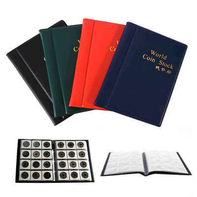 

120 coins collection pocket black