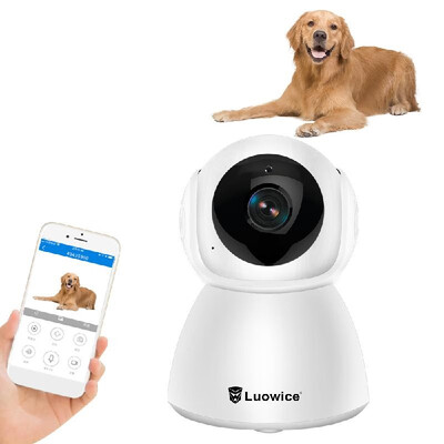 

Q8 Pet Camera Dog Camera WiFi Camera 720P Home Security Indoor Pet Monitor Camera Motion Tracking Night Vision Intelligent Alert C