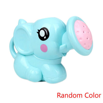 

Random Color Newborn Plastic Elephant Watering Pot Bath Toys Baby Swimming Bathroom Bath Shower Tool Water Spray Toys