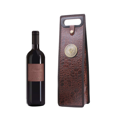 

〖Follure〗Wine Bags Of Wine Gift Boxes Red Wine Collapsible Leather Gift Bag
