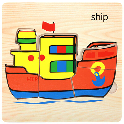 

Tailored Wooden Lovely Puzzle Educational Developmental Baby Kids Training Toy Gift