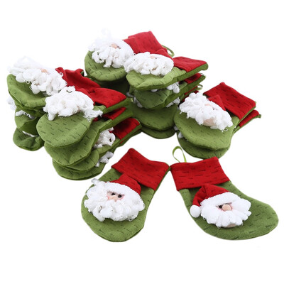 

20pcs Christmas Stocking Decoration Hanging Gift Bag