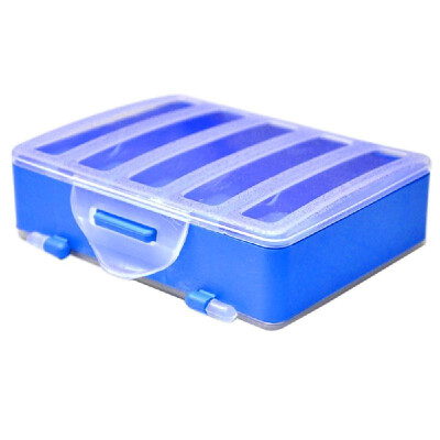 

128 10 37cm Double Sided Transparent Visible Plastic Fishing Explosion Hook Set Box 10 Compartments