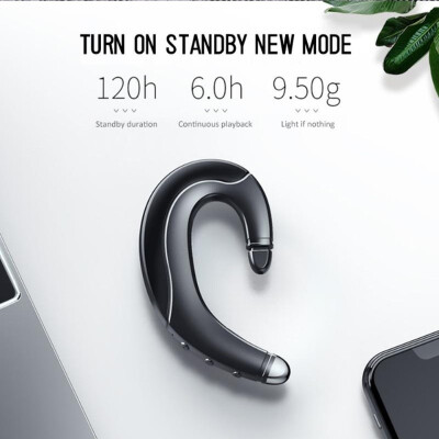 

NEW Bone Conduction Bluetooth Headset Earphone Does Not Enter The Ear Driving F88 Wireless Hanging Headphones